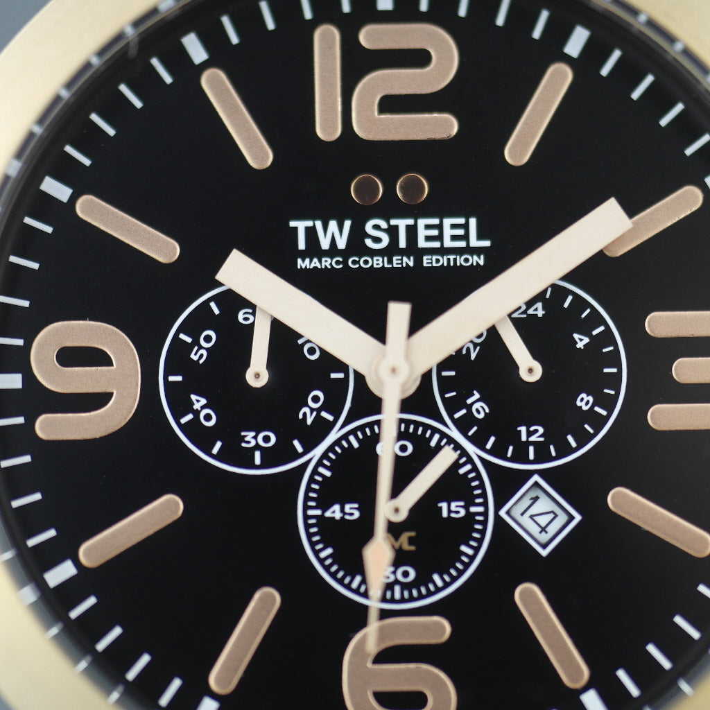 TW Steel Marc Coblen Edition Chronograph Mens watch with strap