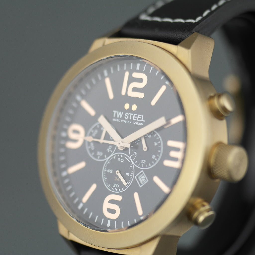 TW Steel Marc Coblen Edition Chronograph Mens watch with strap