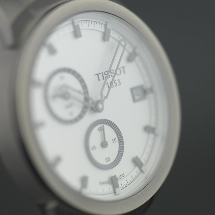 Tissot Titanium GMT Sport Collection Herren-Armbanduhr mit anthrazitfarbenem Zifferblatt