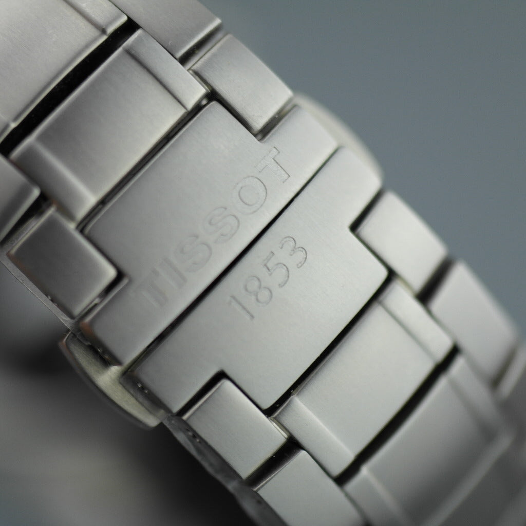 Tissot Titanium GMT Sport Collection Herren-Armbanduhr mit anthrazitfarbenem Zifferblatt