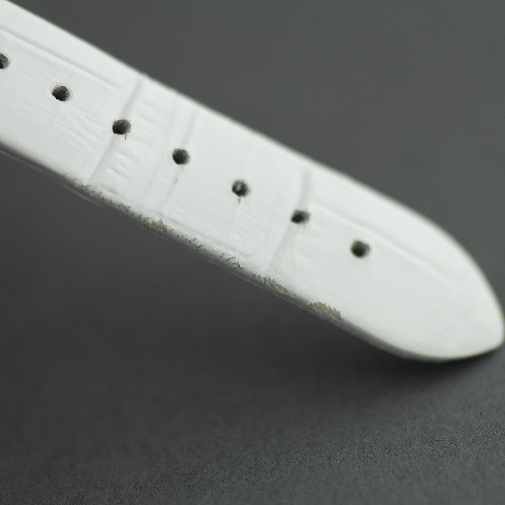 Pomellato 67 Limited Edition Ladies wristwatch with Diamonds, white Leather strap