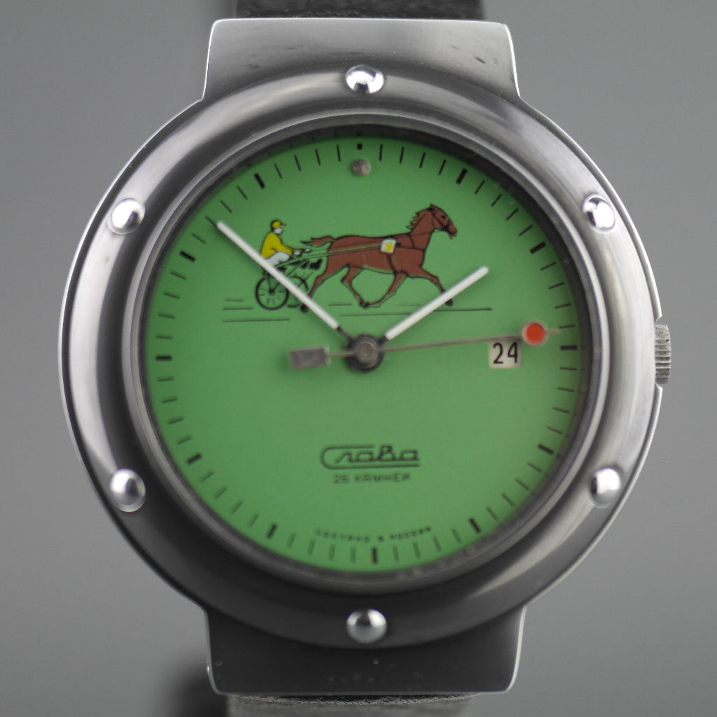 Slava Sulky Limited Edition Automatik-Armbanduhr, hergestellt in Russland