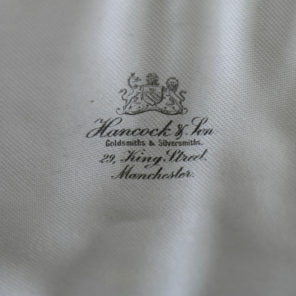 Antique box for spoons and tongs British Empire Hancock Manchester