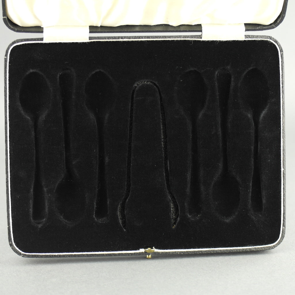 Antique box for spoons and tongs British Empire Hancock Manchester
