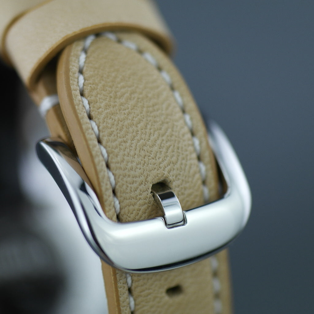 Shinola 43mm Men's wrist watch The Canfield Bold with natural leather strap