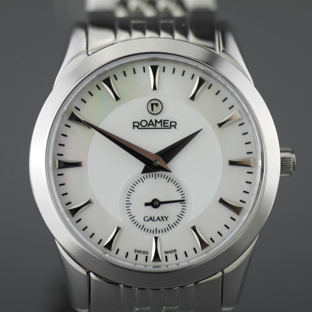 Roamer Galaxy Swiss Ladies wrist watch with nacre dial Sapphire crystal