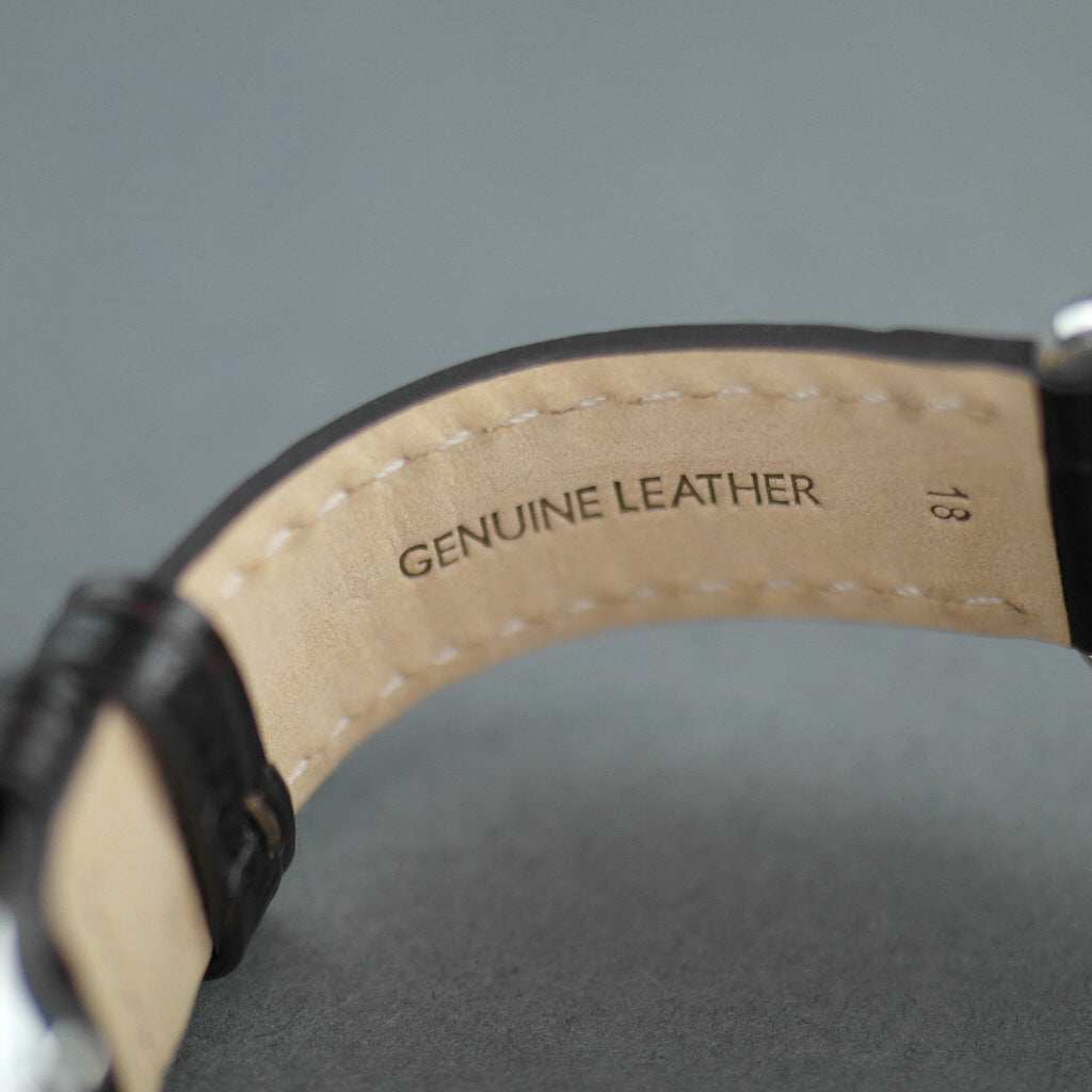 Reloj clásico Coach azul y marrón de la colección Delancey