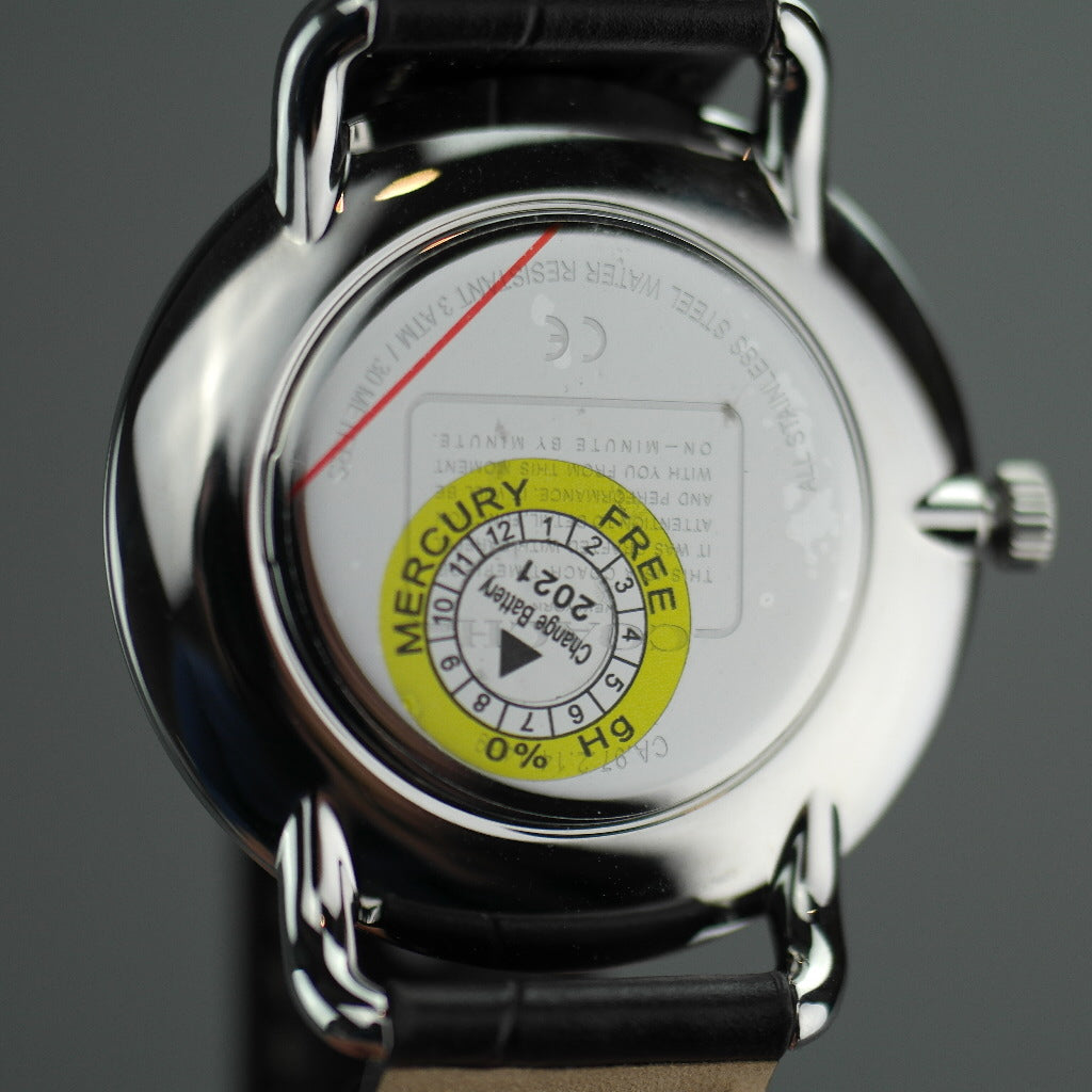 Reloj clásico Coach azul y marrón de la colección Delancey