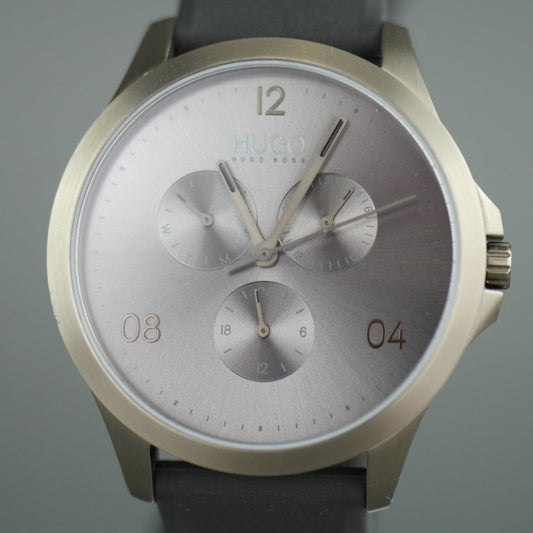 Hugo Boss Risk reloj de pulsera deportivo totalmente gris con correa de silicona