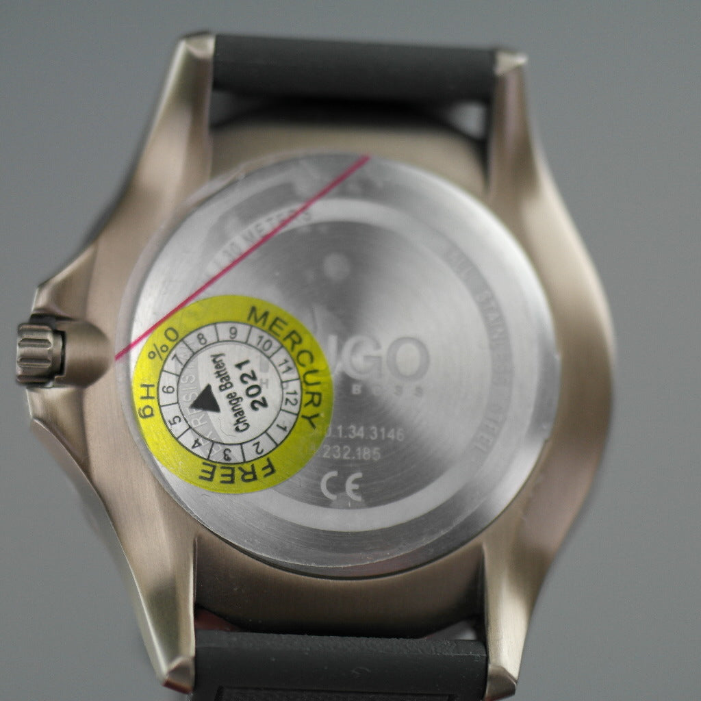 Hugo Boss Risk reloj de pulsera deportivo totalmente gris con correa de silicona