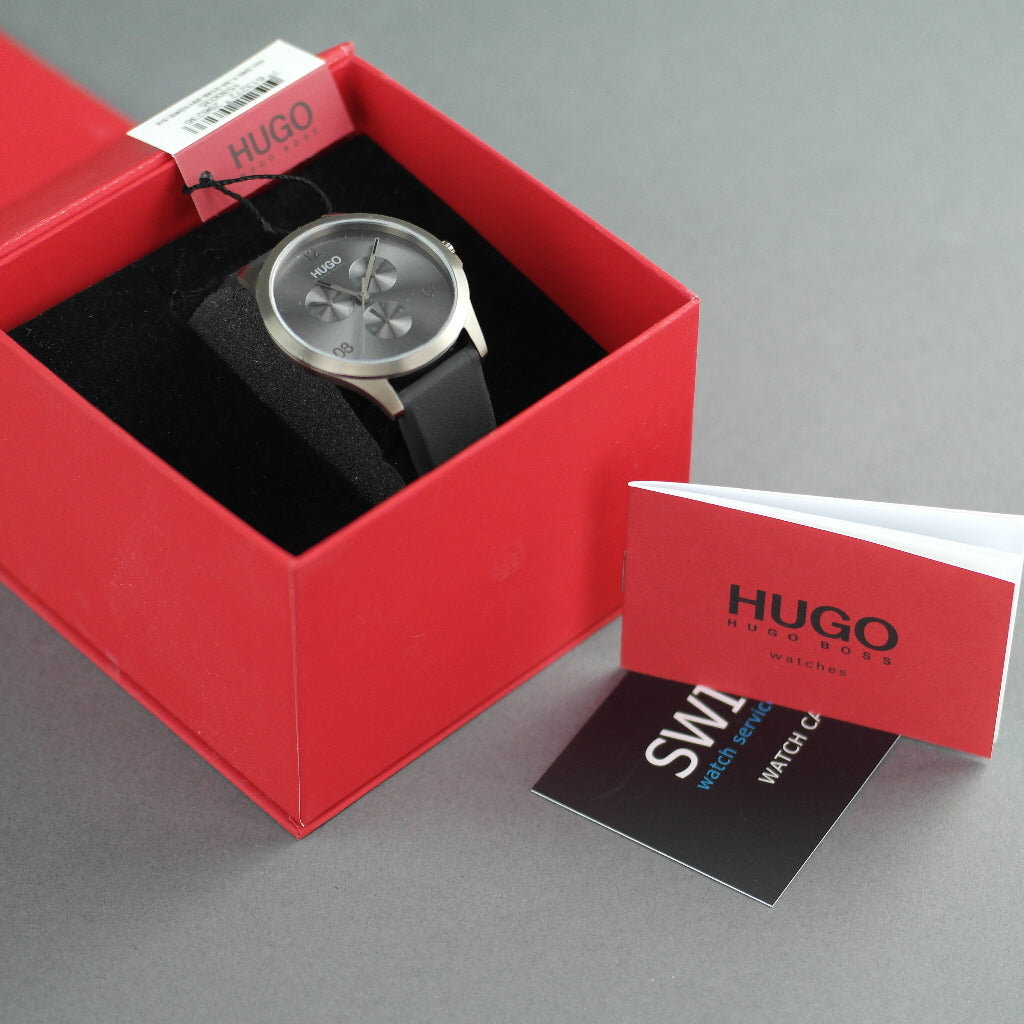 Hugo Boss Risk reloj de pulsera deportivo totalmente gris con correa de silicona
