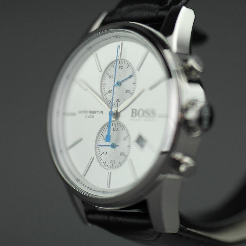 Reloj cronógrafo para hombre Hugo Boss Jet con correa de piel y día