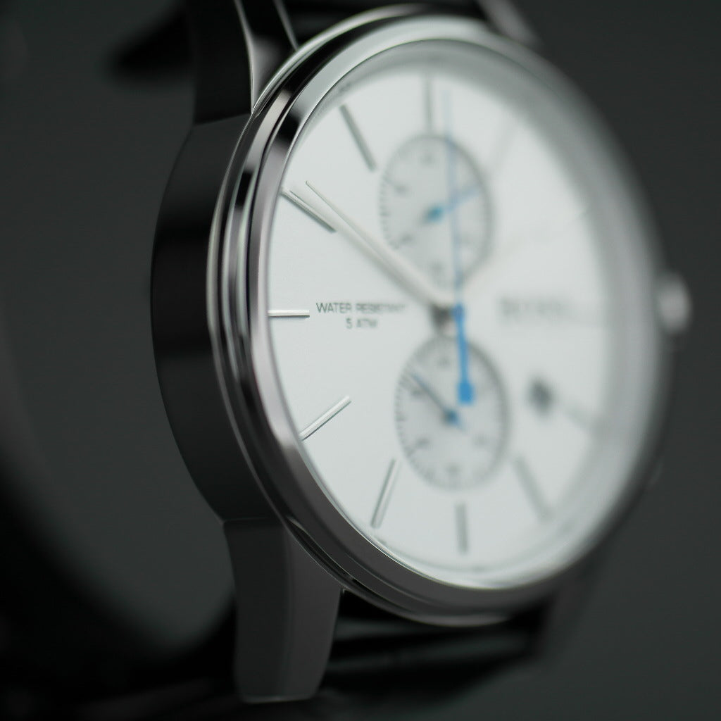 Hugo Boss Jet Herren-Chronographenuhr mit Lederarmband und Tag