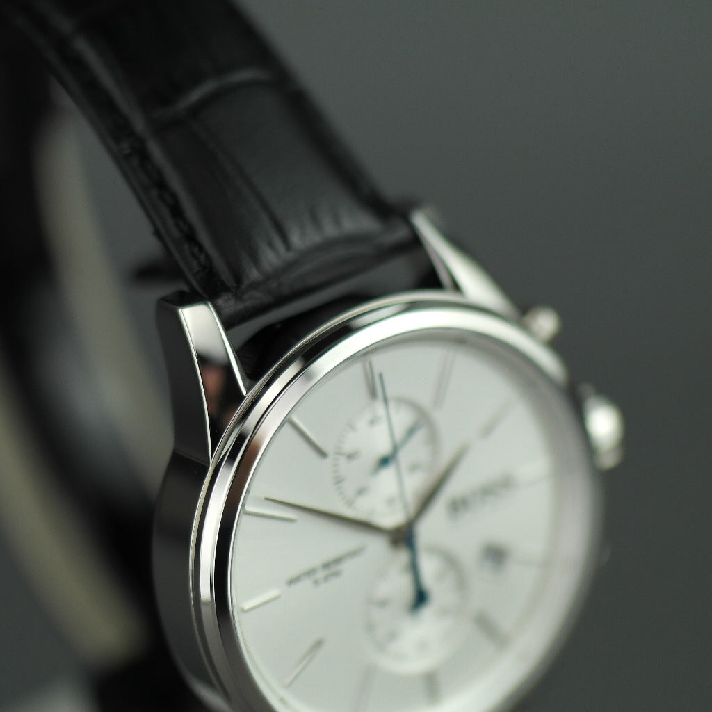 Hugo Boss Jet Herren-Chronographenuhr mit Lederarmband und Tag