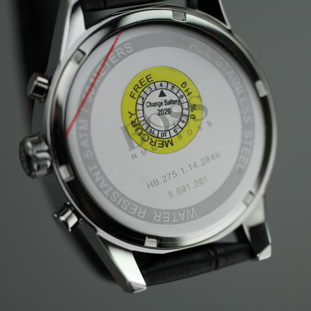 Reloj cronógrafo para hombre Hugo Boss Jet con correa de piel y día