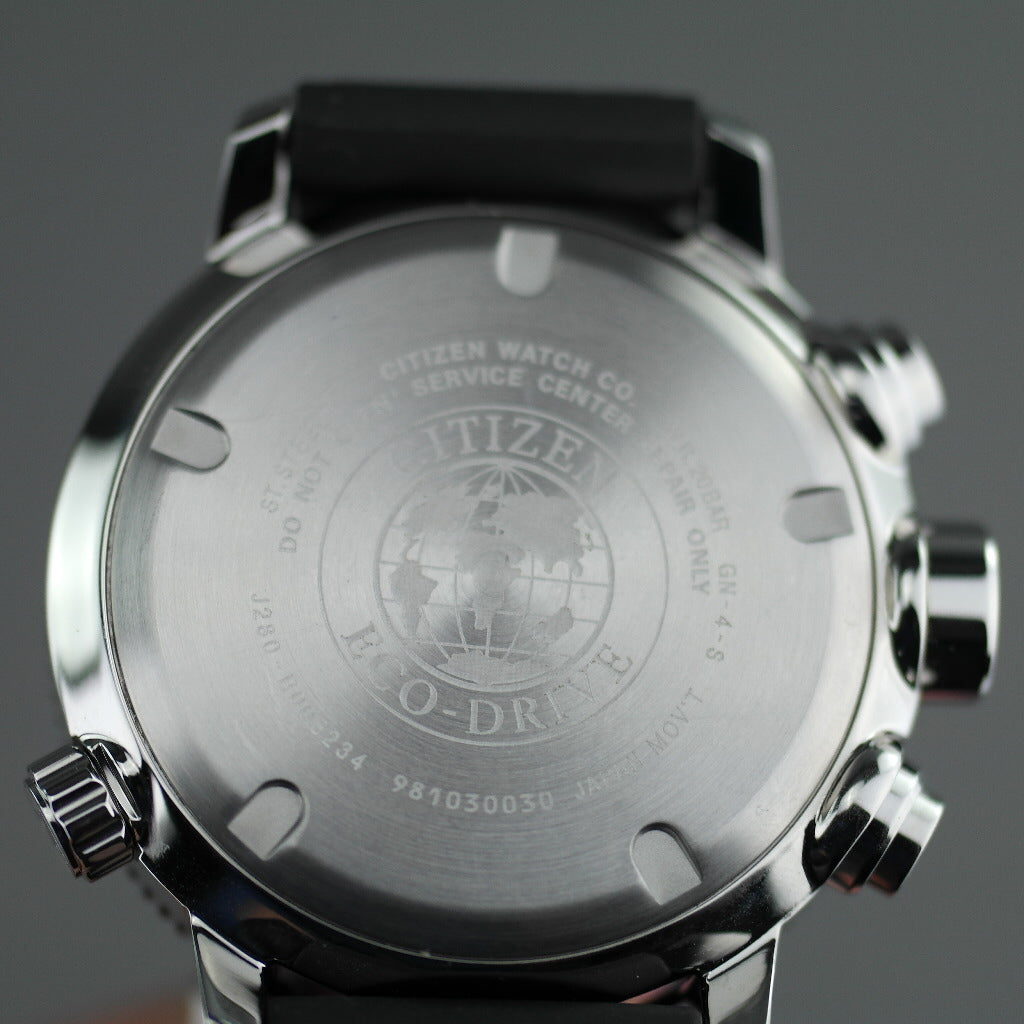 Citizen Promaster Altichron Herrenarmbanduhr mit Silikonarmband