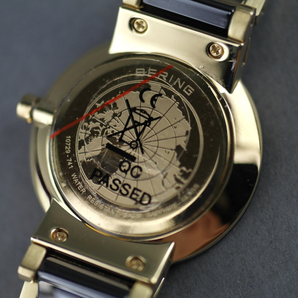 BERING Reloj Analógico de Cuarzo para Mujer con Correa en Acero Inoxidable