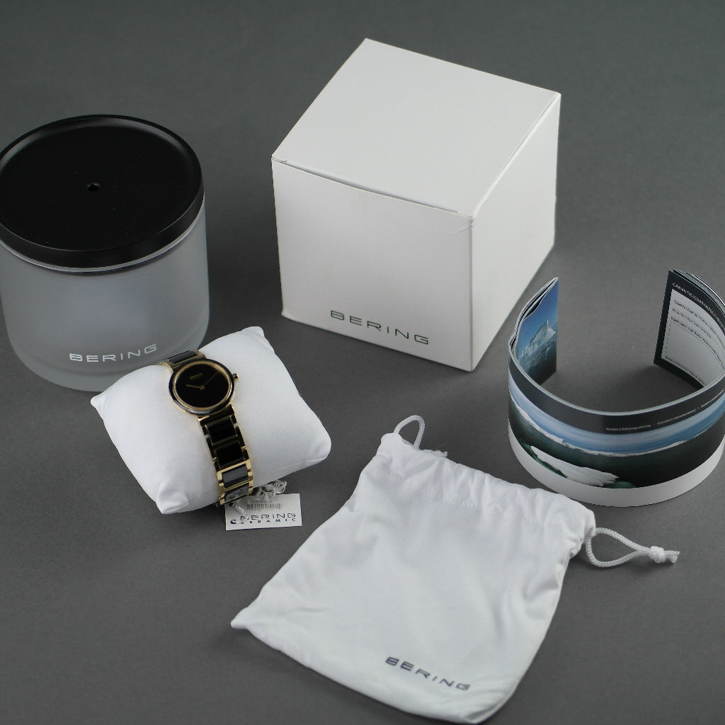 BERING Reloj Analógico de Cuarzo para Mujer con Correa en Acero Inoxidable