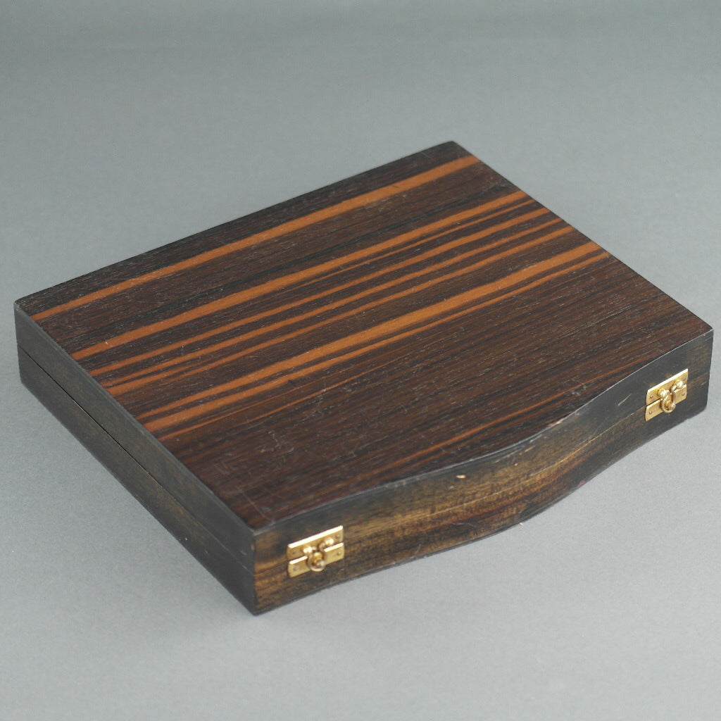 Antique 1933 Sheffield solid silver set of twelve forks and cutlery knives with Nacre / MOP handles