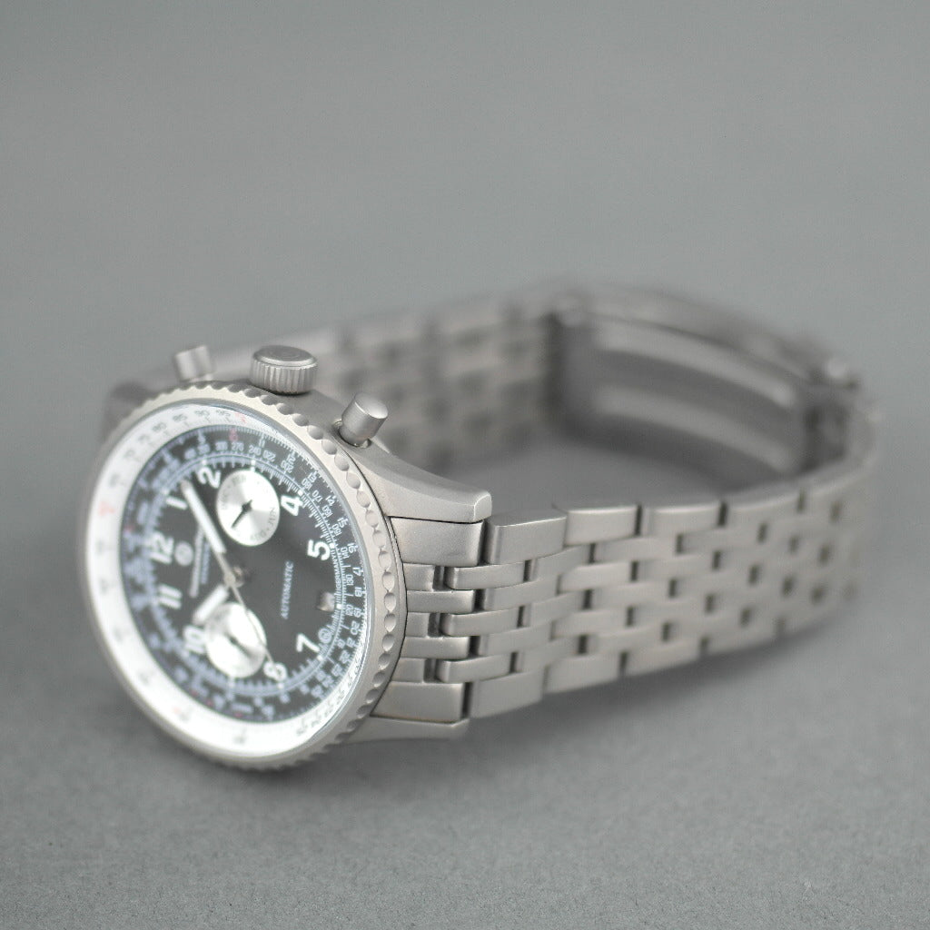Constantin Weisz Titanium Automatik-Armbanduhr mit Datum, Wochentag und Monat