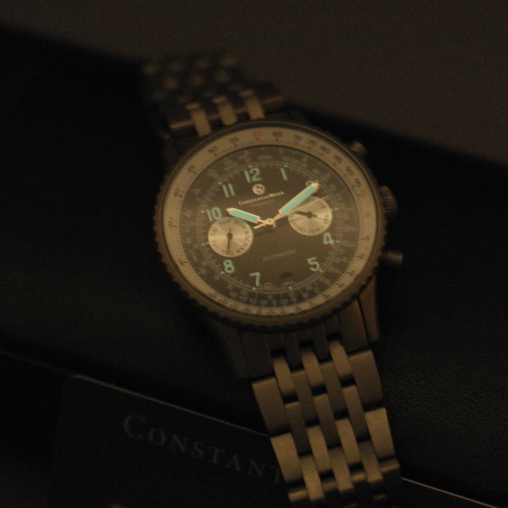 Constantin Weisz Titanium Automatik-Armbanduhr mit Datum, Wochentag und Monat