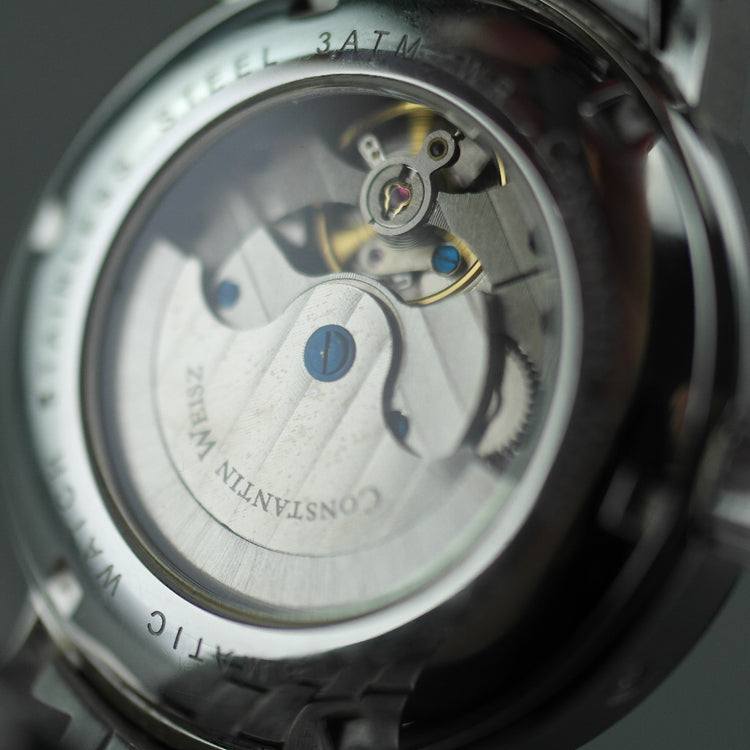 Constantin Weisz Special Edition Automatik-Armbanduhr. Datum, Wochentag, Monat, 24-Zifferblatt