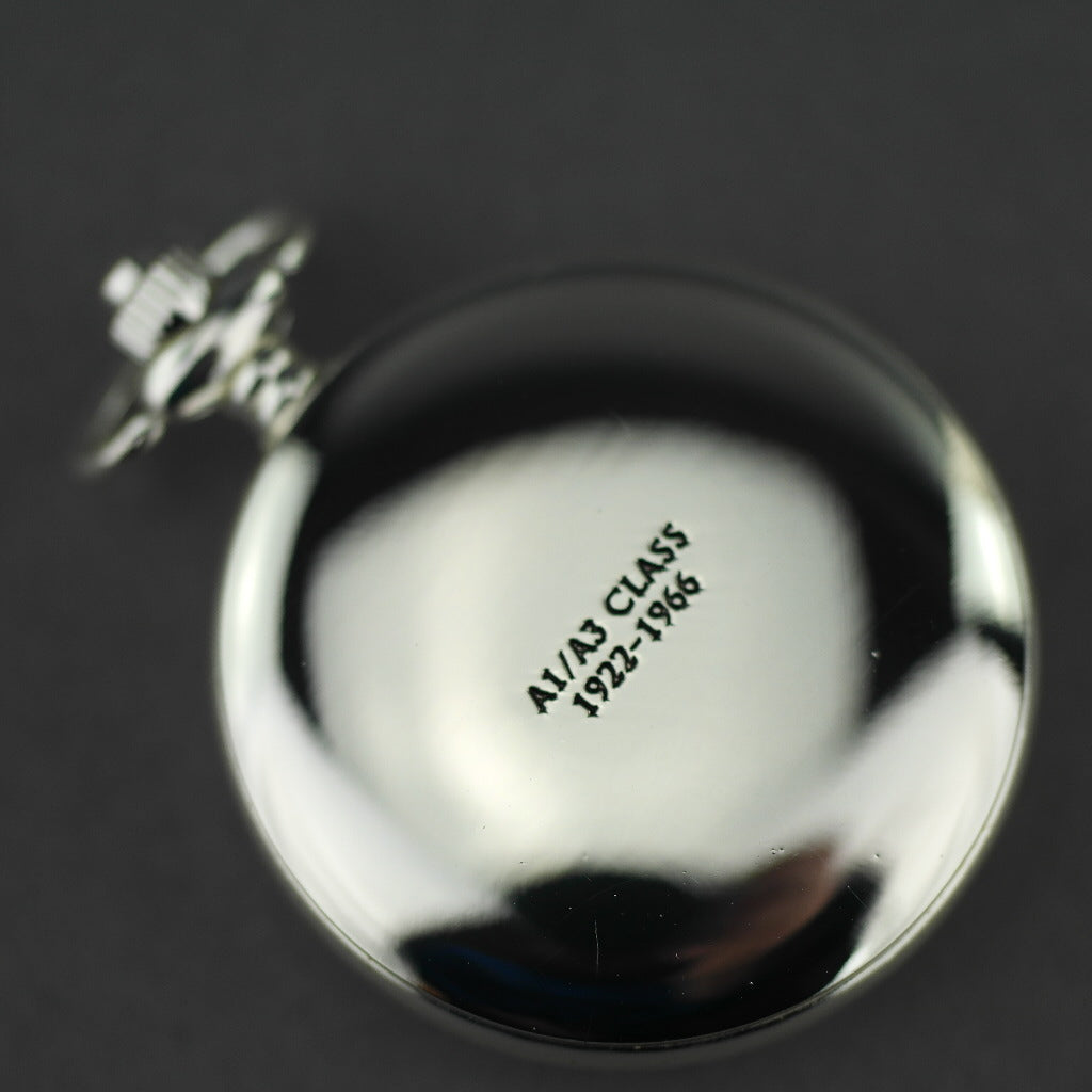 Express A1/A3 class Full Hunter Silver plated pocket watch with Roman numerals