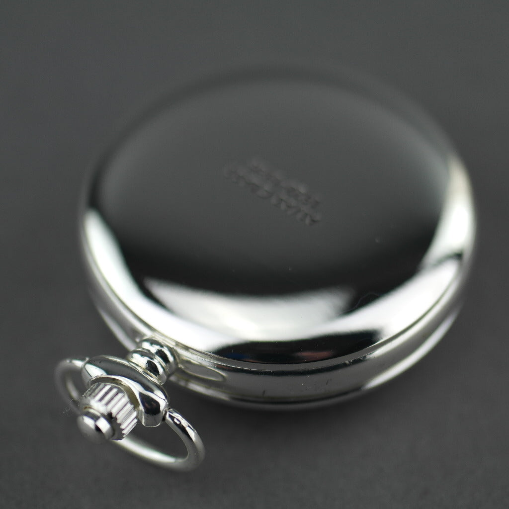 Express A1/A3 class Full Hunter Silver plated pocket watch with Roman numerals