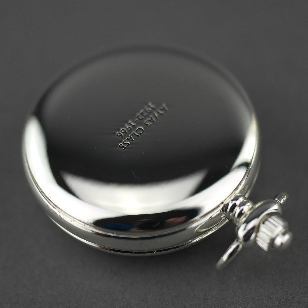 Express A1/A3 class Full Hunter Silver plated pocket watch with Roman numerals