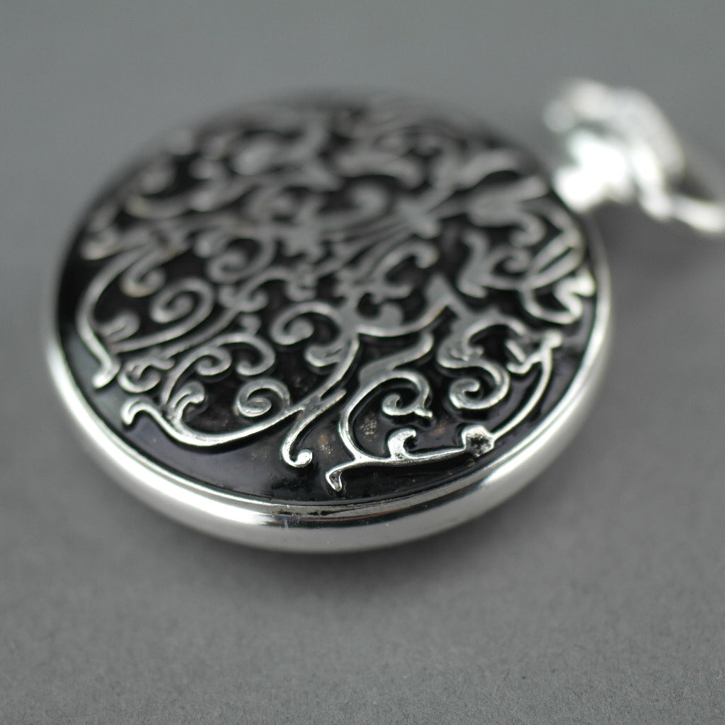 Cite open face Silver plated pocket watch with Roman numerals