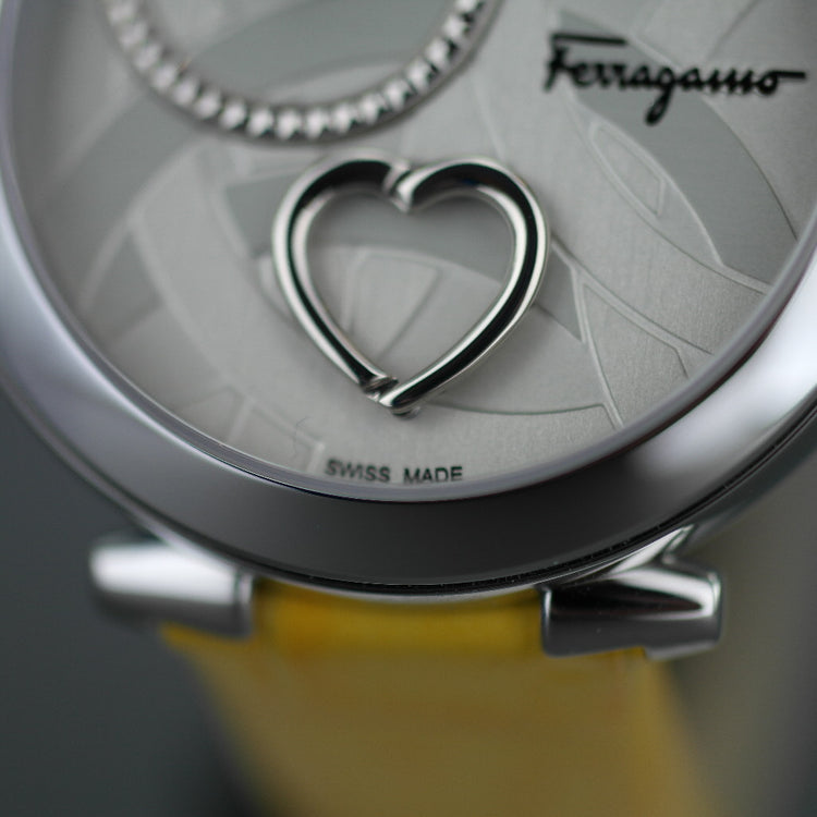 Salvatore Ferragamo Cuore Swiss made wrist watch with Pulsing Heart