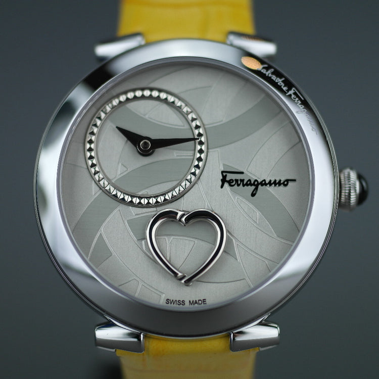 Salvatore Ferragamo Cuore Swiss made wrist watch with Pulsing Heart