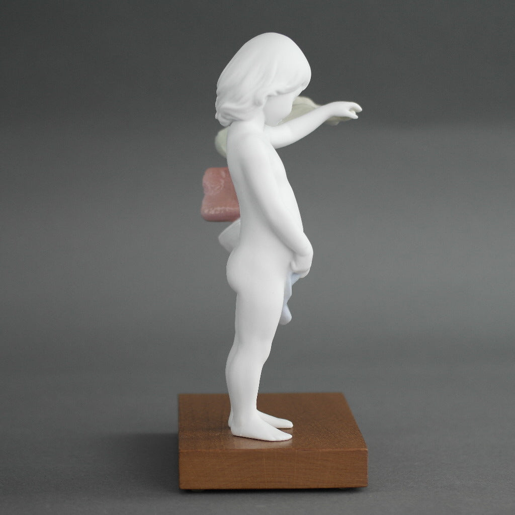 Banderas de oración tibetanas Lladró de Daisa / Figura de porcelana Daisy Collection