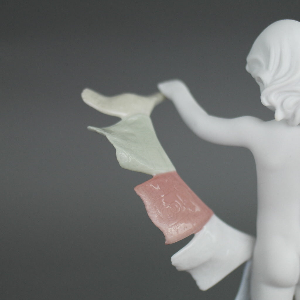 Lladro Tibetan prayer flags from Daisa / Daisy Collection Porcelain figure