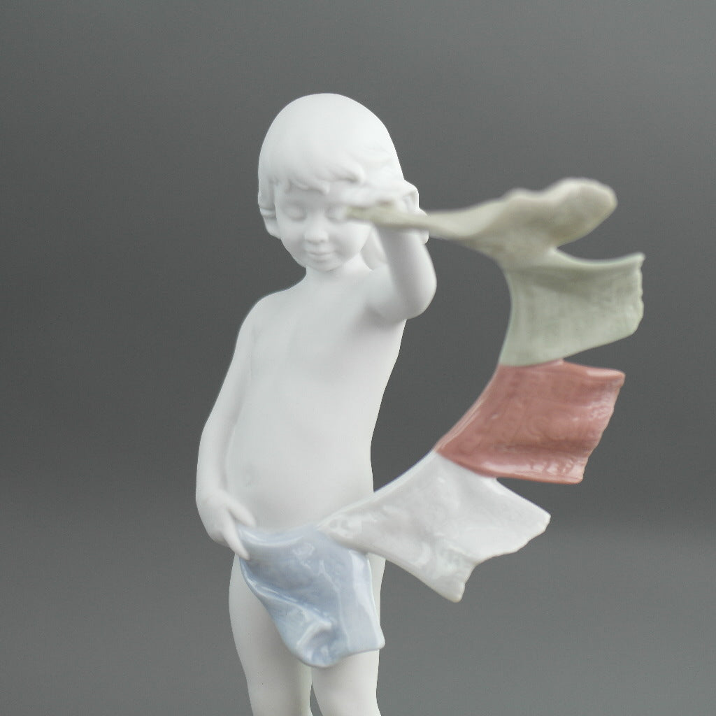 Lladro Tibetan prayer flags from Daisa / Daisy Collection Porcelain figure
