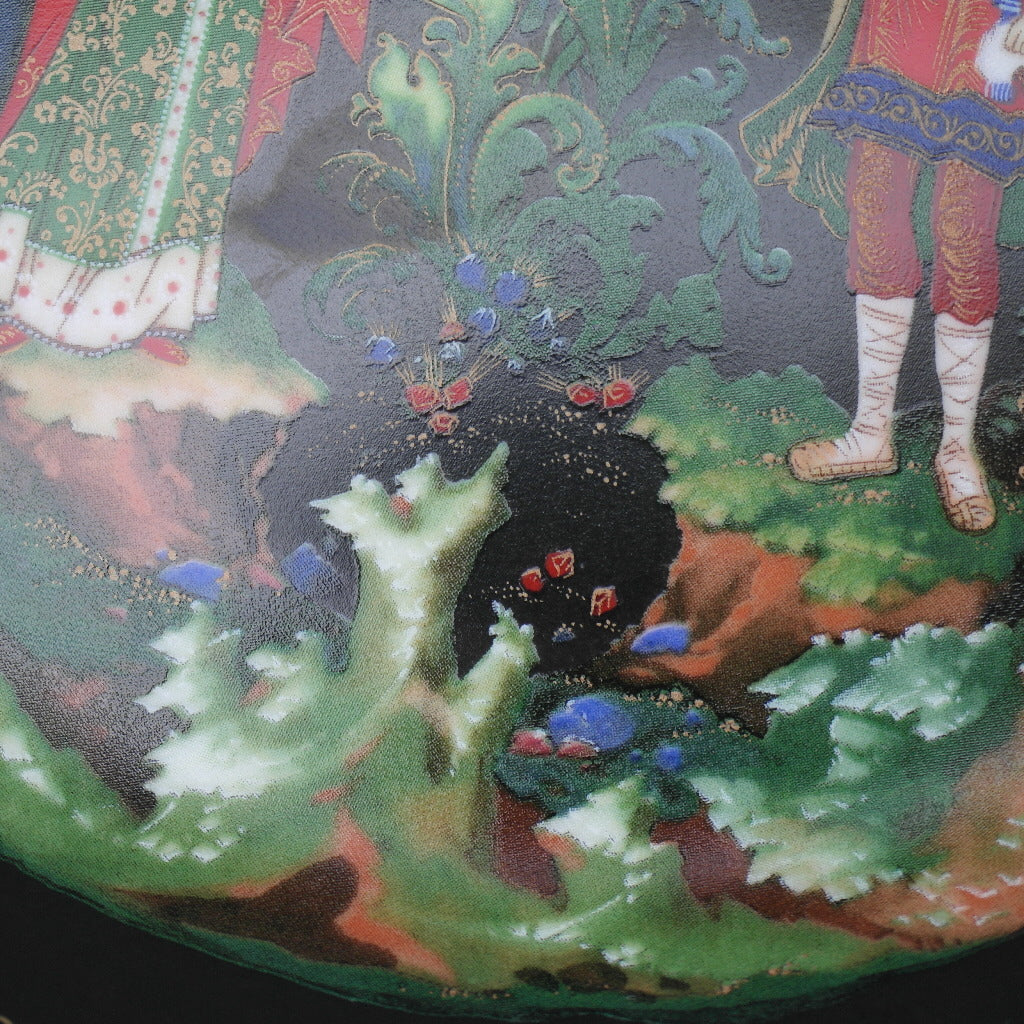 The Stone Flower, Pushkin Tales Russian tales Plate Vinogradoff Porcelain, Wall Decor