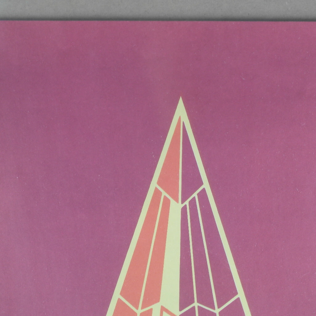 Kremlin Ruby Red Star original USSR Poster from 1970' Zenith - Top power symbol