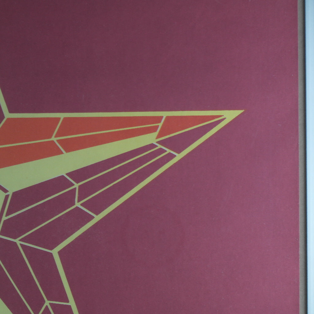 Kremlin Ruby Red Star original USSR Poster from 1970' Zenith - Top power symbol