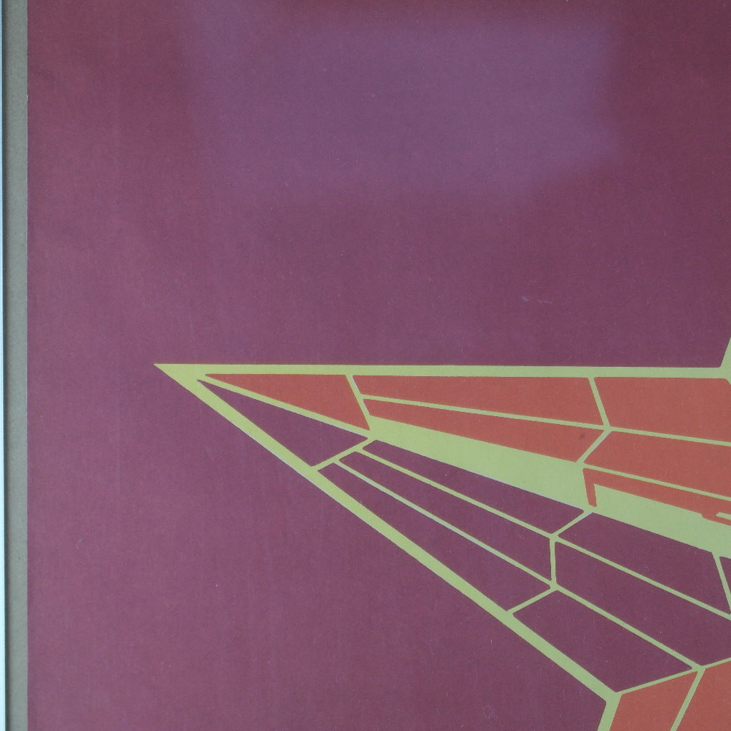 Kremlin Ruby Red Star original USSR Poster from 1970' Zenith - Top power symbol