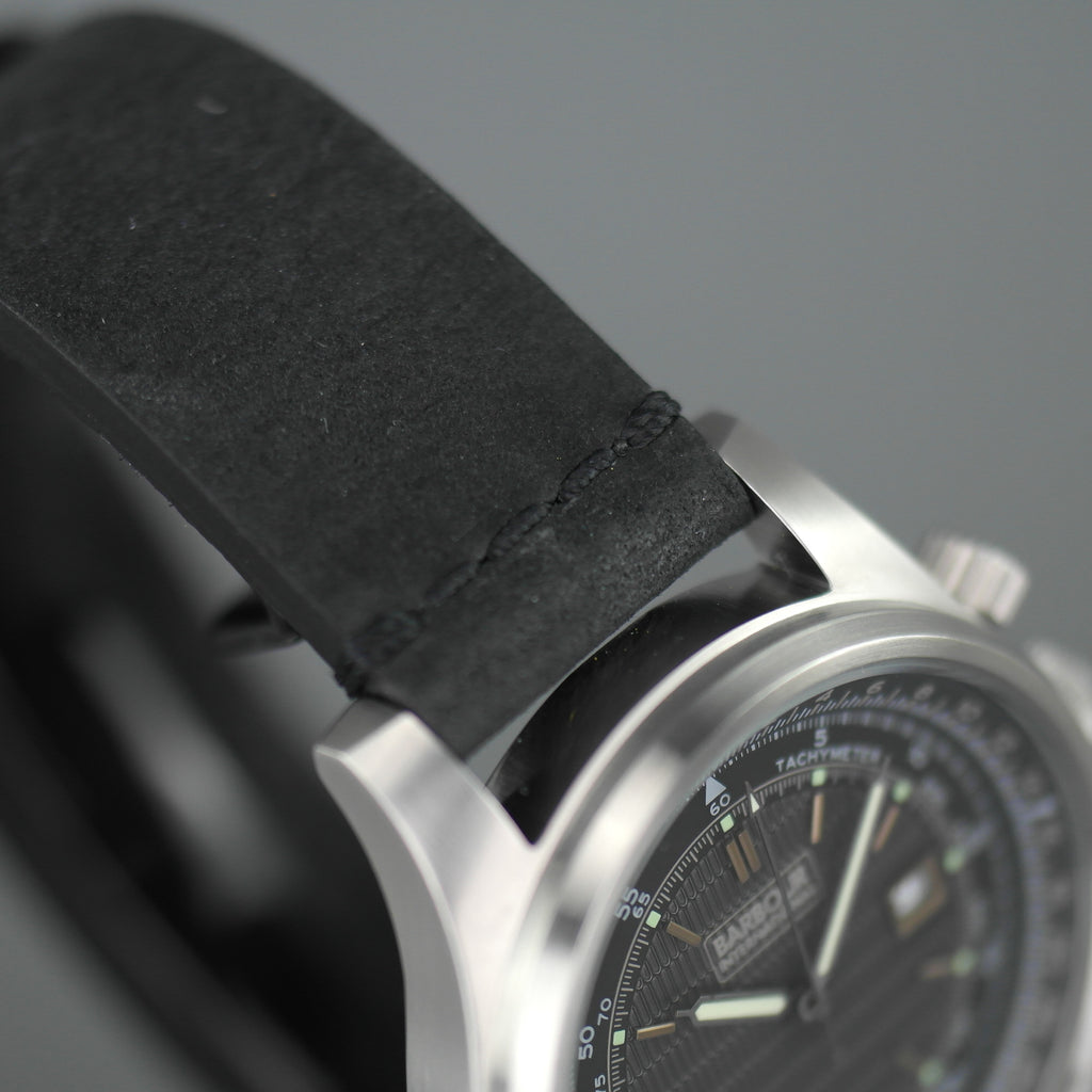 Barbour International Boldon a super special Gents watch with black leather strap