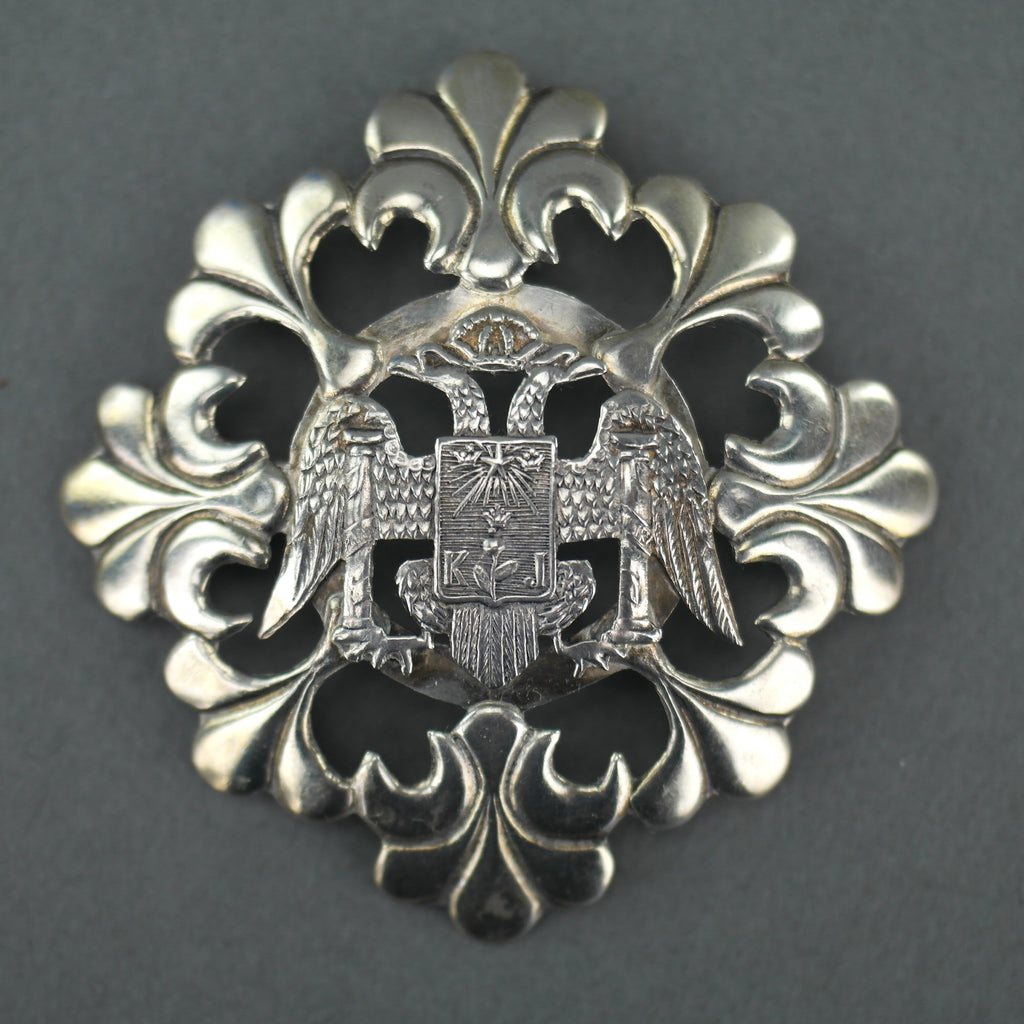 Broche Antiguo de Doble Águila con Escudo de Lima, Perú - Esta es la verdadera señal de los reyes