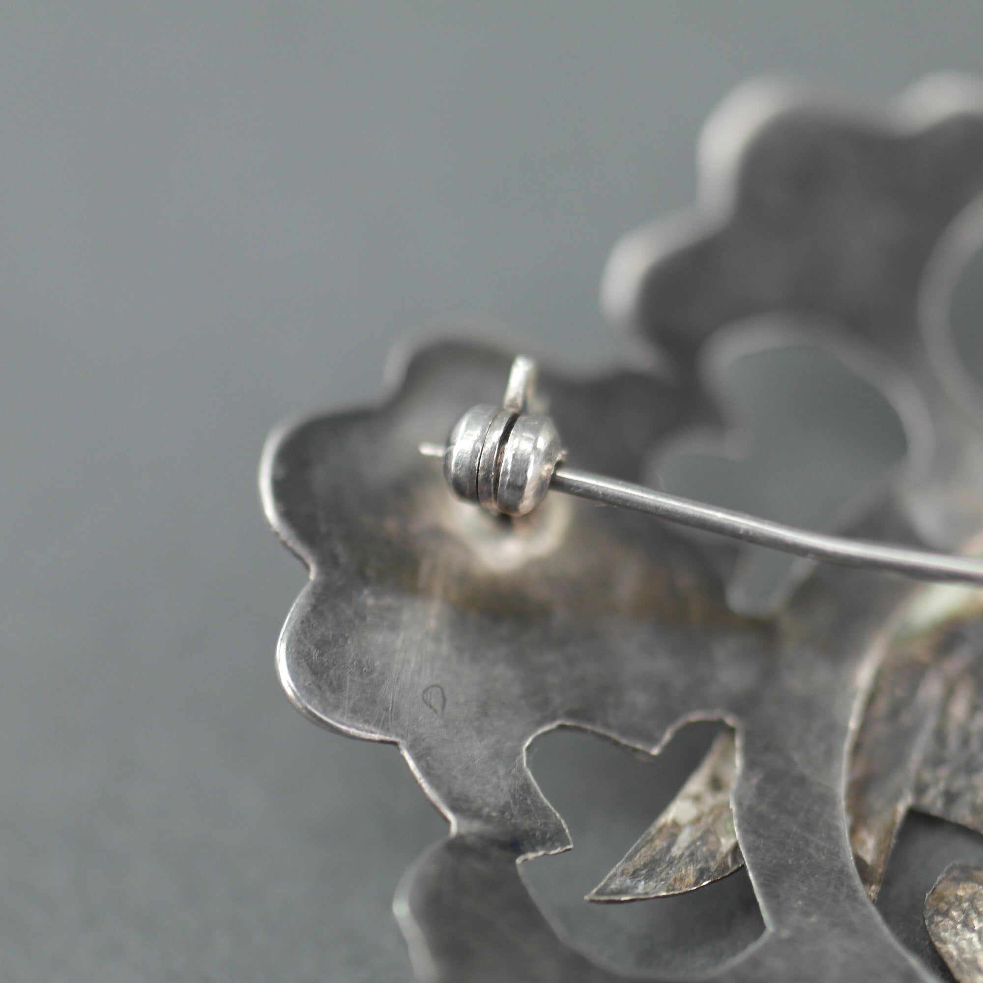 Antique Double Eagle pin Brooch with Coat of Arms of Lima, Peru - This is the true signal of the kings