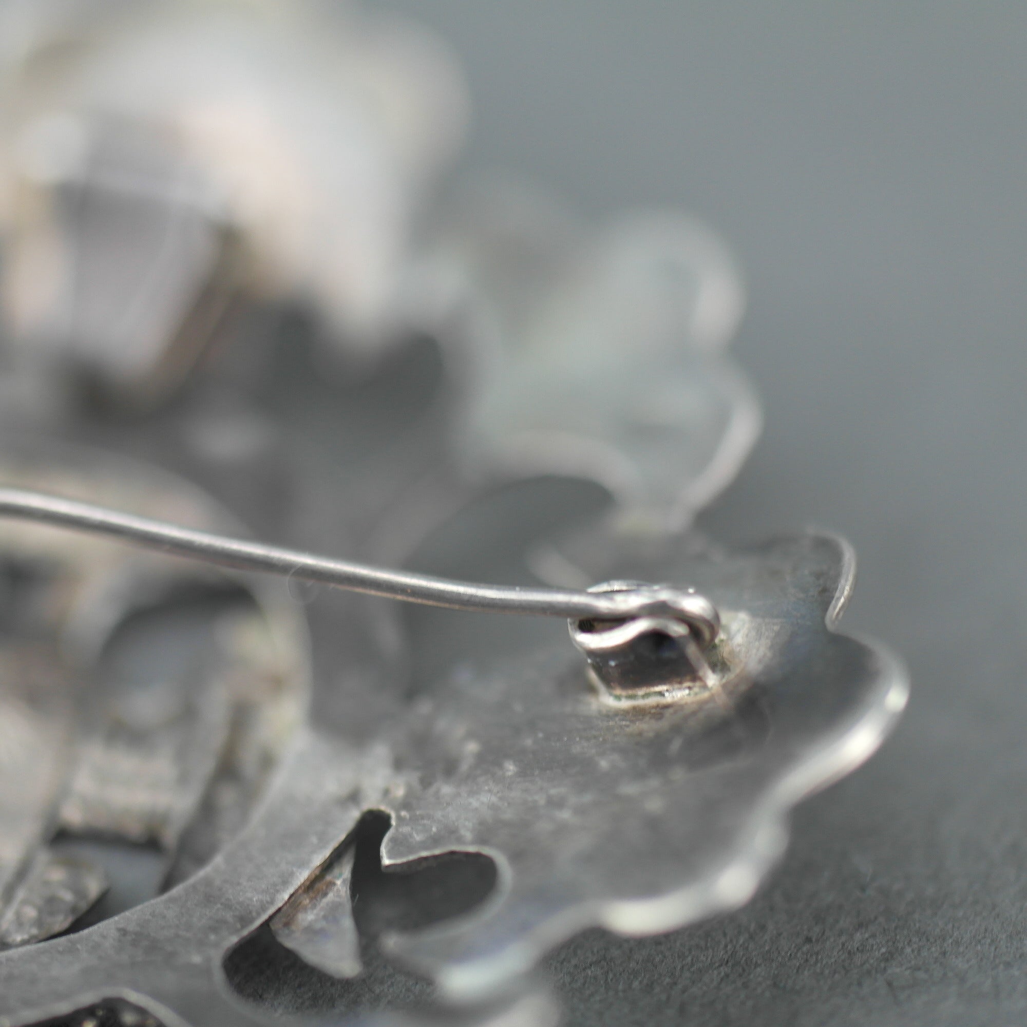 Antique Double Eagle pin Brooch with Coat of Arms of Lima, Peru - This is the true signal of the kings