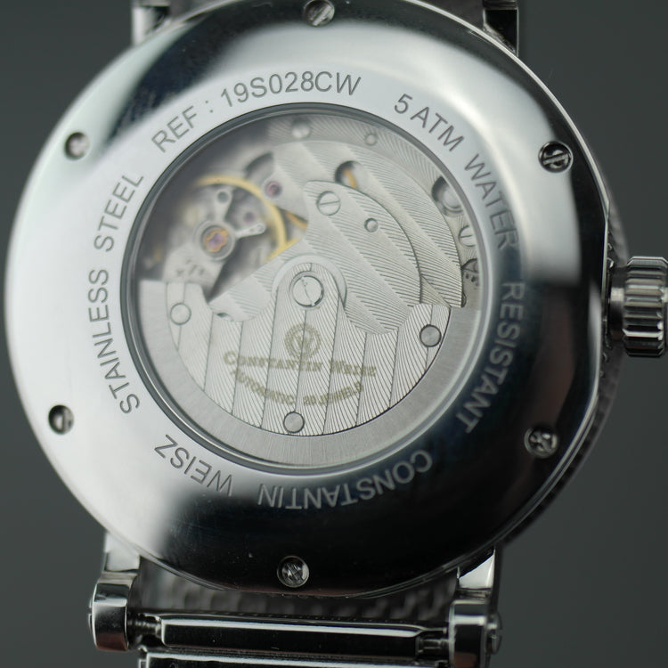Constantin Weisz Gent's Automatic 20 jewels wrist watch with milanese bracelet