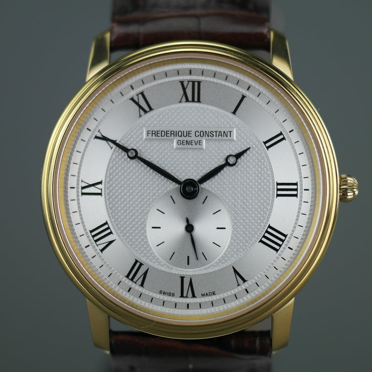 Frederique Constant Gold plated Slimline wrist watch