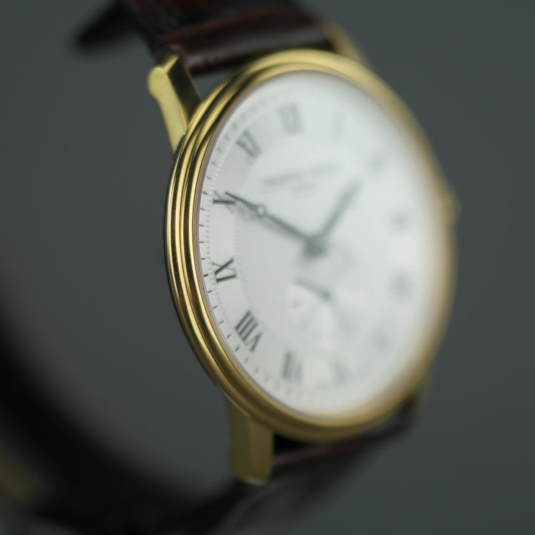 Frederique Constant vergoldete Slimline-Armbanduhr