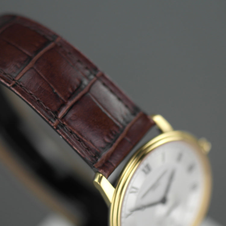 Frederique Constant Reloj de pulsera Slimline chapado en oro