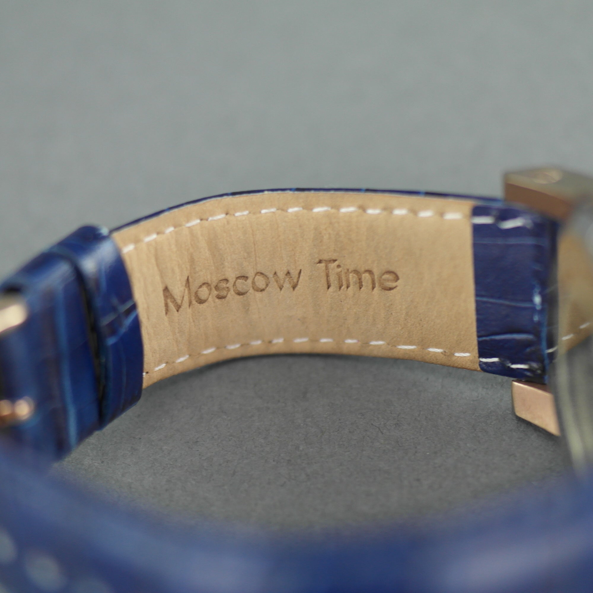 Moscow Time a World Timer Automatic wristwatch with blue dial