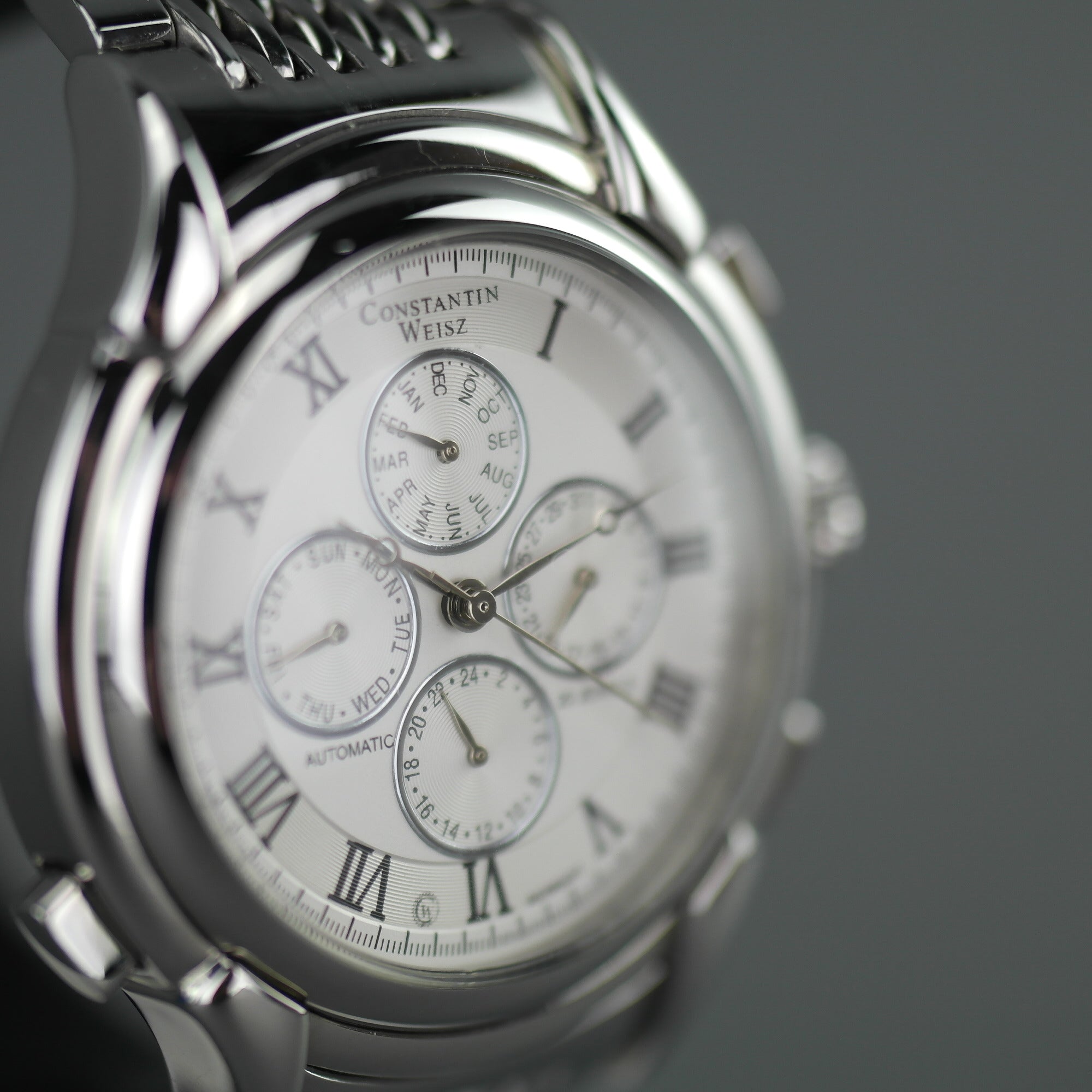 Constantin Weisz Classic Automatik-Armbanduhr mit 20 Steinen und Armband