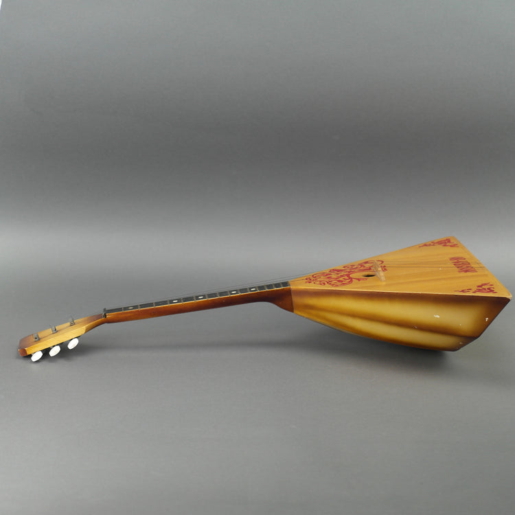 Vintage Olympic 80's Russian Folk Instrument Balalaika 3 string